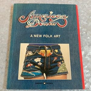 DENIM. AMERICAN DENIM BOOK. Vintage very good like new condition. 1975 edition